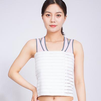 China Adjustable High Stretch Rib Support Brace Chest Binder Breathable Rib Fracture Support Brace for Cracked Fracture Dislocated Rib Protection for sale