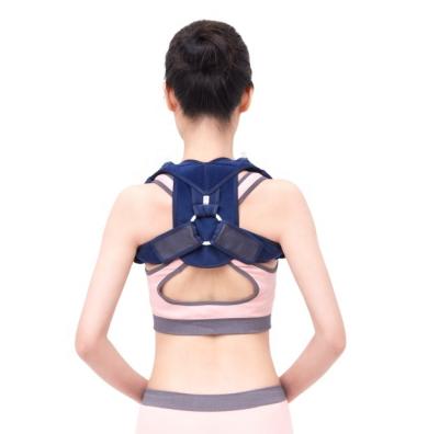 China Adjustable Inflatable Clavicle Support Posture Corrector Brace For Injuries Sever Shoulder Support Strap For Upper Back Straightening for sale