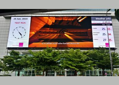 China SMD Outdoor LED Advertising Screens With 14 Bit Gray Scale 12m Min View Distance for sale