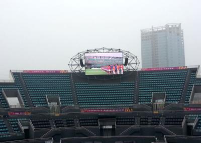 China Tablero a todo color de la cinta de la visualización electrónica LED del LED, pantalla del estadio de fútbol del perímetro de 8000 deportes del liendre en venta