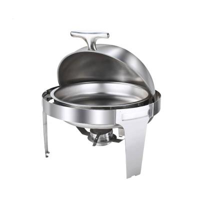 China Low price rust proof stainless steel commercial roll top chafing dishes shake set for sale for sale