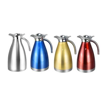 China Promotional Large Capacity Vacuum Tea Coffee Pot Stainless Steel Heat Insulation Kettle for sale