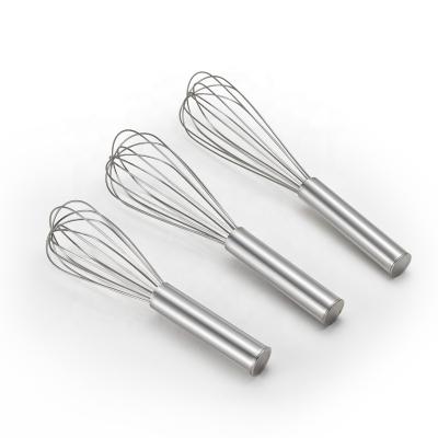 China Factory-Wholesale Sustainable Stainless Steel Egg Beater With Different Sizes Metal Beater For Cake For Kitchen for sale