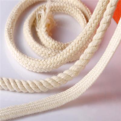 China Sustainable Round Shape Eco-Friendly Cotton And Rayon Twist Feature High Tenacity Rope for sale