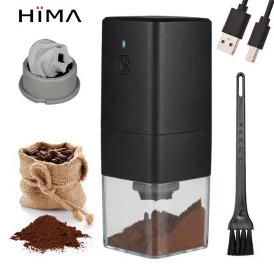 China Outdoor Cordless Multi Grind Setting Espresso Rechargeable Coffee Grinder Portable Electric Coffee Bean Grinder USB Burr Coffee Grinder for sale