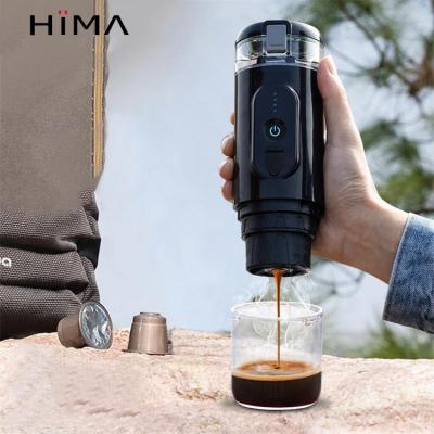 China Cafetera Portatil Mini Car Coffee Maker Portable Hotel Wireless Heating Espresso Travel Coffee Maker Capsule Portable Coffee Machine for sale