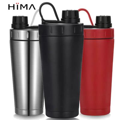 China Viable IT One 20OZ Insulated Keeps Hot/Cold Metal Protein Shaker Bottle Stainless Steel Leak Proof SS Protein Water Bottle for sale