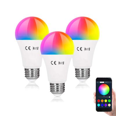 China Residential Smart Light Bulb WIFI Connection APP Control RGB A60 E27 9W LED Light Bulb,LED-SMART for sale