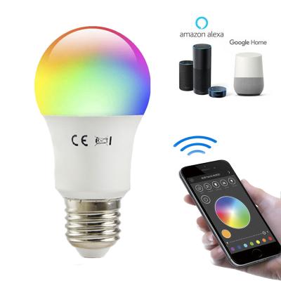 China Multifunctional LED Alexa Google Voice /Remote/Group Residential E27 9.5W RGB Smart Control Bulb, LED-SMART for sale