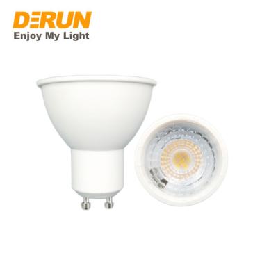 China Modern High Lumen 5w 6w 7w 220-240v Flicker Free Plastic Aluminum GU10 Led Bulbs In Spot Light , LED-GU10 for sale