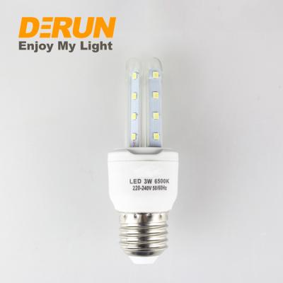 China Residential Full Watt SMD 9With You U Shape 360 ​​Degree Lighting E27 B22 220-240V 100-240V Led Corn Light Bulb , LED-CFL for sale