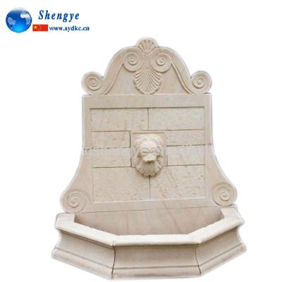 China Western Lion Head Water Pool Wall Fountain for Home Decoration for sale