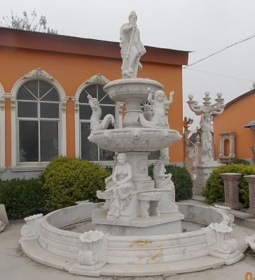 China China Large Outdoor Garden Water Fountain With Human Statue for sale