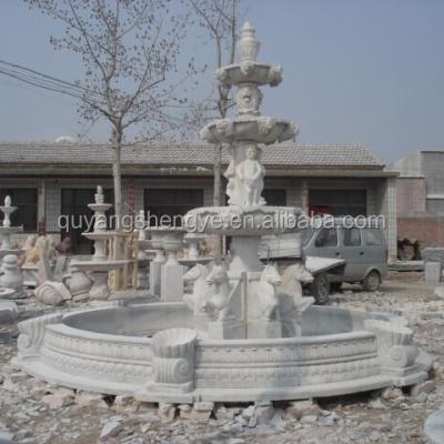 China 100% Natural Marble Indoor Decorative French Pebble Small Garden Water Fountain for sale