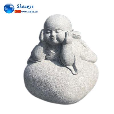 China Best Discount Exquisite Garden Products Small Outlet Plant Details Cute Monk Sculpture for sale