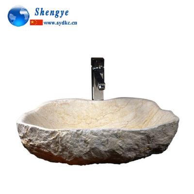 China Custom Porcelain European Black Marble Sink for sale