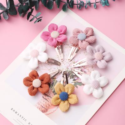 China Hot Selling Multicolor Children's Hair Clip Baby Flower Hairpin Baby Hair Clip Hair Clips Eco-Friendly Flower Accessories Hot for sale