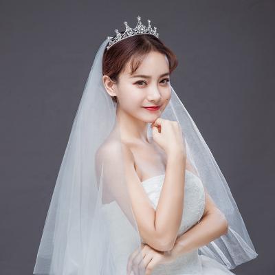 China Newest High Quality For Bridal Rhinestone Wedding Adult Crystal Bling The Bride Crown Hair Accessories for sale