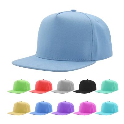 China COMMON Wholesale Custom Cotton Twill OEM Logo Sport Hat 5 Panel Snapback Unisex Customized Hat for sale