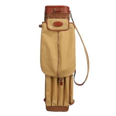 China Wholesale Golf Outdoor Activity Tourbon Vintage Golf Sports Bag Canvas Golf Bag for sale