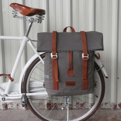 China REACH Etc Large Size Canvas City Bike Backpack Tourbon for the bicycle for sale