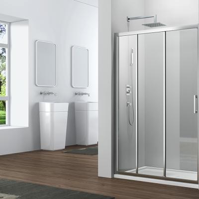 China Frameless Triple Framed Sliding Shower Enclosure for sale