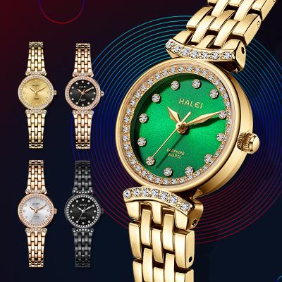 China China Promotion Waterproof Watch Alloy Case Round 5 Colors Business Casual Bling Quartz Watch For Woman for sale