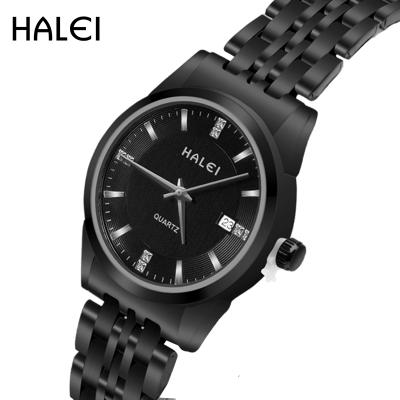 China HALEI Fashion Waterproof Ladies Watches Luxury Size Quality Quartz 3ATM Waterproof Watches For Women for sale