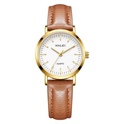 China HALEI Design Quartz Movement Waterproof Luxury 2021 Women Watch Classic Waterproof Ladies Quartz Wristwatches for sale