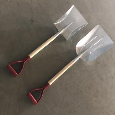 China Aluminum Material Garden Shovel Europe Country Janpan Coal Square Shovels And Shovels for sale