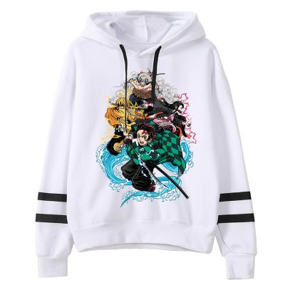 China Tanjirou Nezuko Breathable Sweatshirts Hoodies Merch Demon Slayer Cozy Tops Pullovers for sale