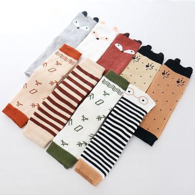 China Polyester/Cotton Toddler Thicken Legwarmer Adult Winter Winter Warm Knee Pads Arm Warmer 9styles for sale