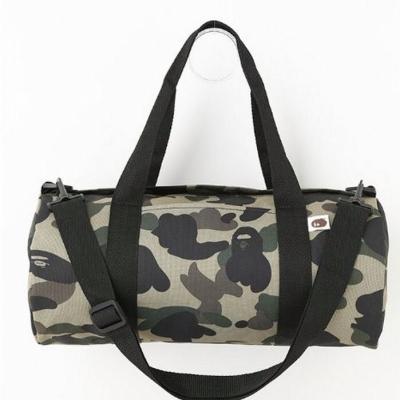 China Professional Factory BAPE Water Proof Bags Camouflage Drum Bags Barrel Outlet Women Fashion Travel Shoulder Bags for sale