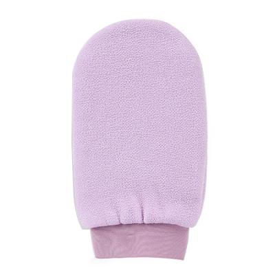 China EXFOLIATE High Quality Scrub Shower Glove Custom Logo Viscose Bath Gloves Exfoliating Bath Glove for sale