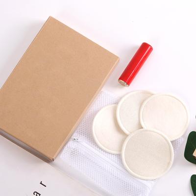 China Organic Round Facial Cleansing Cotton And Linen Cleansing Cotton 8cm/customizable for sale