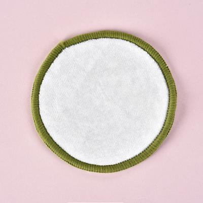 China Private Label Makeup Pads 3 Layer Face Cloth Cleansing Cotton 8cm for sale