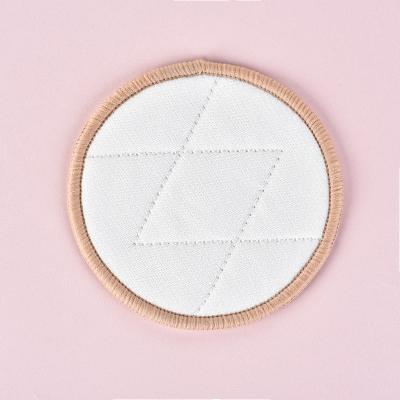 China Popular Reusable Washable Cotton Makeup Remover Cleaning Cloth 8cm for sale