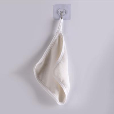 China Panchromatic Square Cotton Gauze Face Towel Plain Weave Baby Organic Face Towel for sale