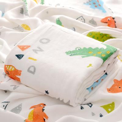 China Hot sale factory direct baby bag towel with animal pattern 110*110cm for sale