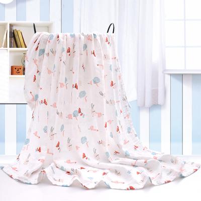 China Extremely Soft Cotton Sleeping Bag Blanket Newborn Wrap Baby Wrap 110*140cm for sale