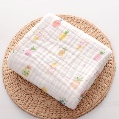 China Super Low Price Super Discount Wrap Baby Cotton Wrap Muslin 110*140cm/custom for sale