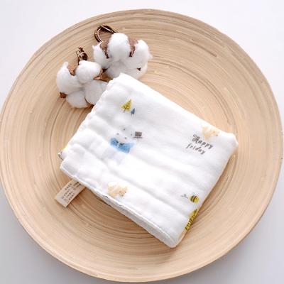 China Manufacturer Outlet Customize Soft Comfortable Does Not Hurt Organic Skin Cotton Baby Towel 30*30 for sale