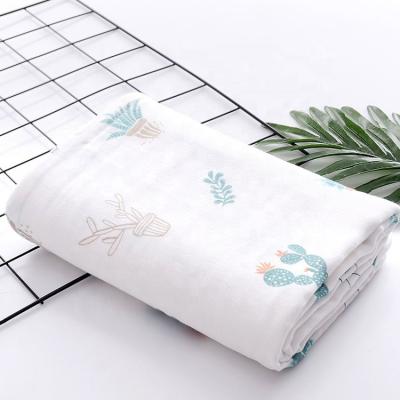 China Baby Blanket Cotton Soft Organic Cotton Baby Blanket Wrap Baby Blanket 110*140cm/custom for sale