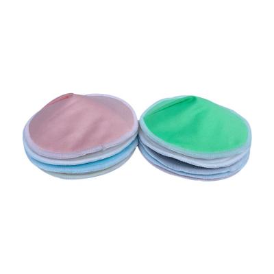 China ABSORBENT Sharpening Organic Bamboo Nursing Pads Reusable Breast Pads Washable 3 Layer Nursing Pads for sale