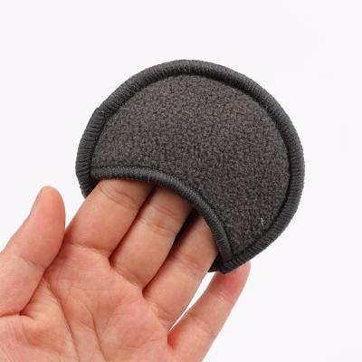 China Wholesale Bamboo Charcoal Washable Reusable Finger Eye Make Up Remover Pads 8cm / Customizable for sale