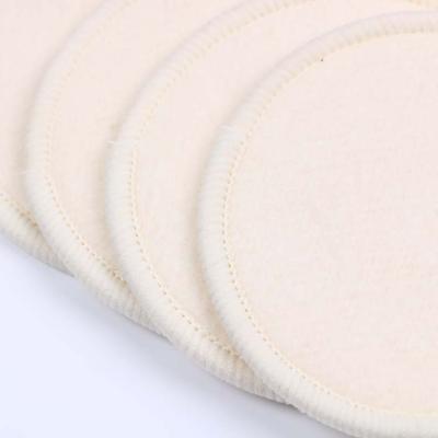 China Soft/Reusable/Washable Wholesale Linen Cotton Round Makeup Remover Cosmetics Absorbent Soft Beauty Pads Cleansing Remover for sale