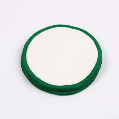 China Reusable Bamboo Cotton Makeup Remover Pads With Bamboo Bag 10cm / Customizable for sale