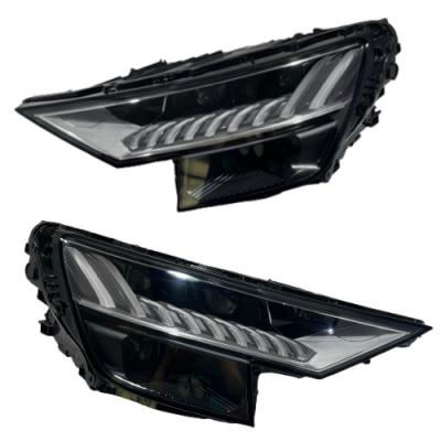 China High Quality Headlights For Audi Q8 High Headlight Configuration LED Q8 Rebuilt Headlight for sale