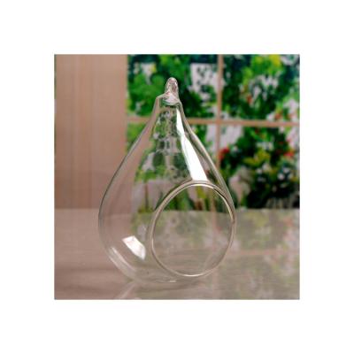 China Wholesale Contemporary High Quality Good Handicraft Modern Home Decor Hanging Clear Glass Vase Mini Greenhouse Price for sale