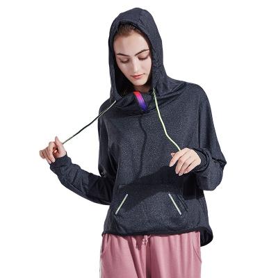 China China Good Quality Women Gym Breathable Fast Shipping Long Sleeve Woman Gym Clothes Hoodie Sport Clothes Woman for sale